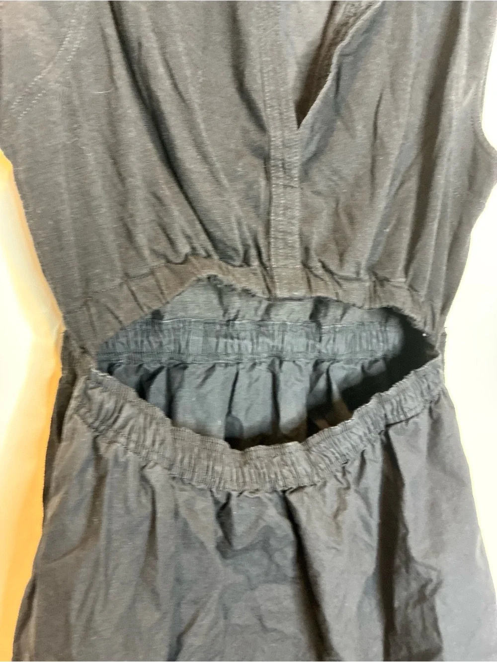 By Anthropologie | short sleeve cut out mini dress - Picture 6 of 6